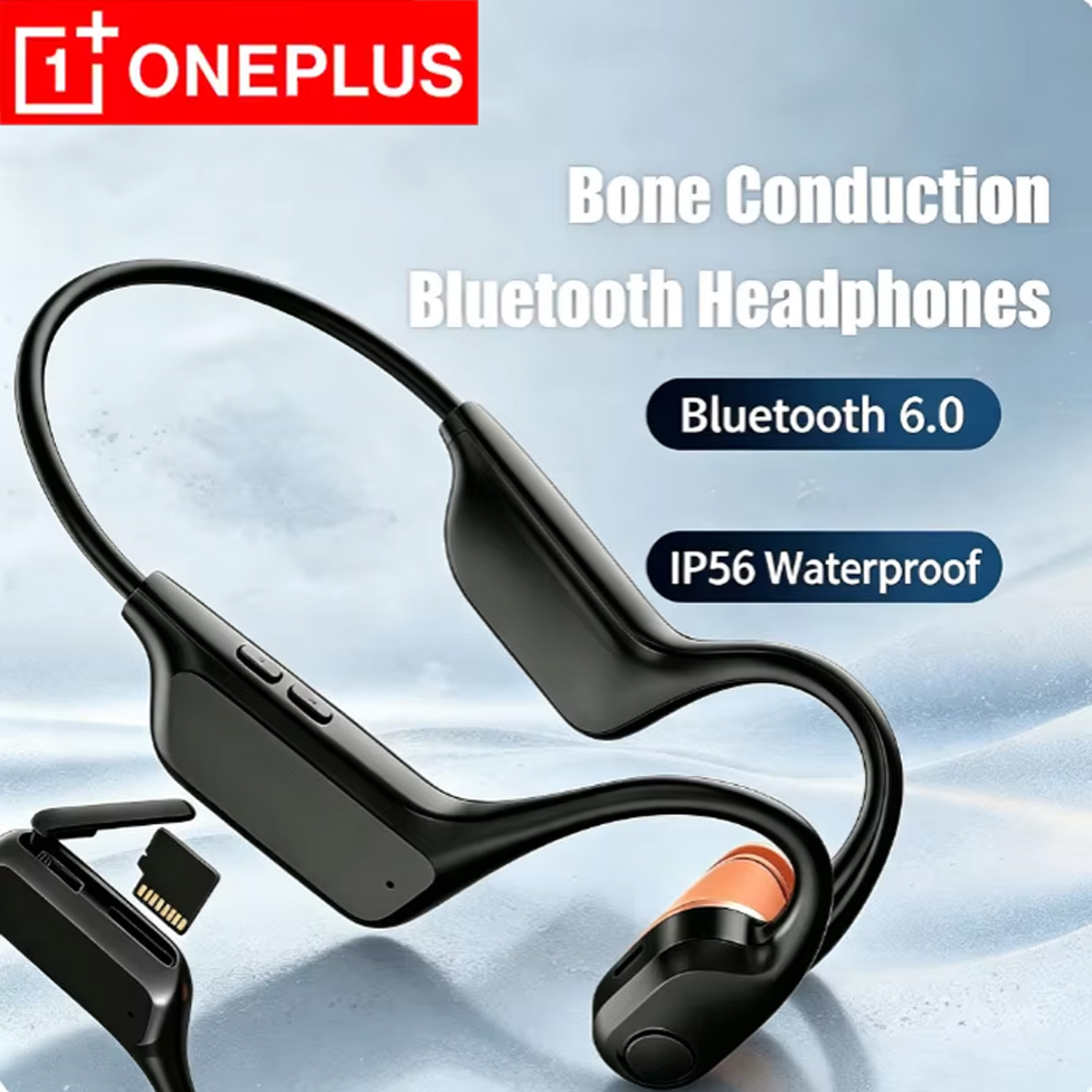 Bone Conduction Running Headphones - Casque Bluetooth à conduction osseuse à
