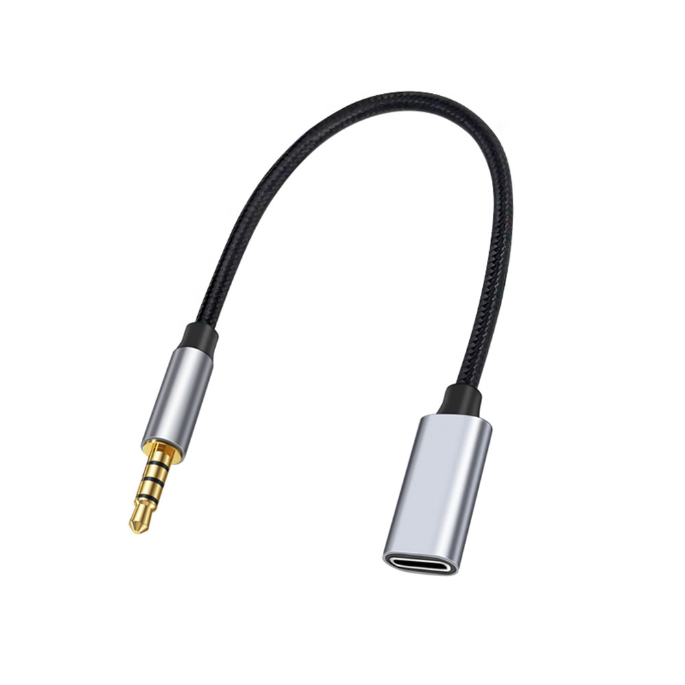 Type C Wired Earphones With Mic - Adaptateur audio pour téléphone, tablette, PC