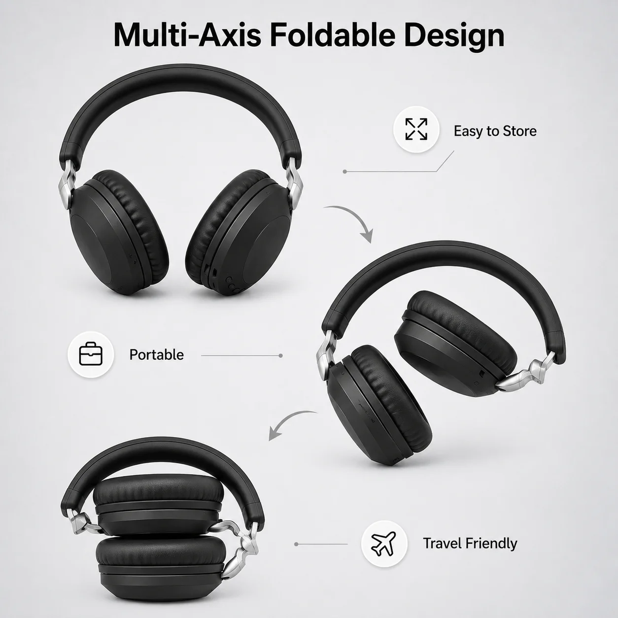 Casque de jeu supra-auriculair - Anc Wireless Over Ear Headphones avis et prix